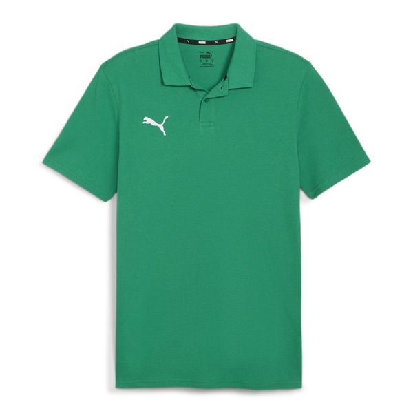 Koszulka sportowa męska Puma Team Goal Casuals Polo. Zielone koszulki polo męskie Puma, m, bez wzorów, z bawełny, bez ramiączek. Za 93.00 zł.