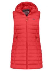 Geographical Norway Kamizelka pikowana "Vatikolor" w kolorze czerwonym rozmiar: M. Czerwone kamizelki damskie Geographical Norway, m. Za 182.72 zł.