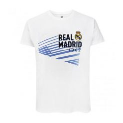 Koszulka Real Madryt 1902. Białe t-shirty sportowe męskie Real Madrid, bez ramiączek, do piłki nożnej. W wyprzedaży za 104.79 zł.