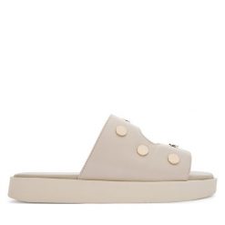 Klapki Inuikii. Białe klapki damskie Inuikii, bez wzorów, bez obcasa. Za 979.99 zł.