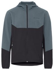 Kurtka softshellowa M Moab Jacket IV. Szare kurtki męskie Vaude, m, bez wzorów, z materiału, rowerowe. Za 542.20 zł.