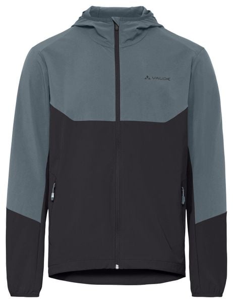 Kurtka softshellowa M Moab Jacket IV. Szare kurtki męskie Vaude, m, bez wzorów, z materiału, rowerowe. Za 542.20 zł.