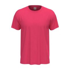 Klasyczna Koszulka Unisex Dla Dorosłych. Czerwone bluzki damskie Stedman, bez wzorów, bez kołnierzyka. Za 38.99 zł.