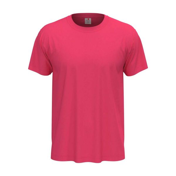 Klasyczna Koszulka Unisex Dla Dorosłych. Czerwone bluzki damskie Stedman, bez wzorów, bez kołnierzyka. Za 39.99 zł.