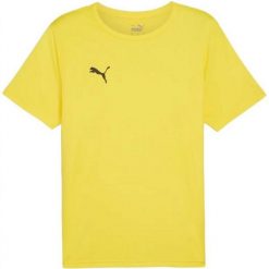 Męska Koszulka Meczowa TeamRise. Żółte t-shirty sportowe męskie Puma, m, z materiału, bez ramiączek, do piłki nożnej. Za 59.00 zł.