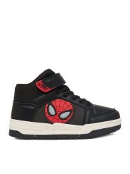 Spiderman Sneakersy CEO-BIC-AW26-331SPRMV Czarny. Czarne buty sportowe chłopięce Spiderman, ze skóry, bez zapięcia. Za 139.99 zł.