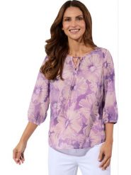 WITT WEIDEN Bluzka w kolorze fioletowym rozmiar: 54. Różowe bluzki damskie WITT WEIDEN, bez wzorów, bez kołnierzyka, bez ramiączek. Za 56.99 zł.