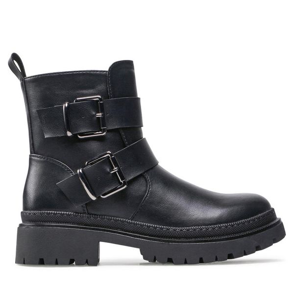 Botki Jenny Fairy. Czarne botki damskie Jenny Fairy, bez obcasa, na płaskiej podeszwie, bez zapięcia. Za 119.99 zł.