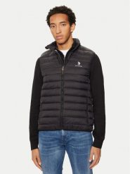 U.S. Polo Assn. Kamizelka MUP3267 Czarny Regular Fit. Czarne kamizelki męskie U.S. Polo Assn., m, z syntetyku. Za 269.99 zł.