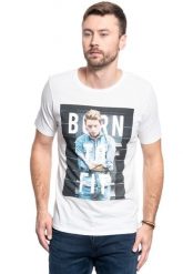 LEE T SHIRT PHOTO TEE WHITE CANVAS L60QEPRR, XXL. Białe t-shirty męskie Lee, l, bez wzorów, bez kołnierzyka. Za 69.99 zł.