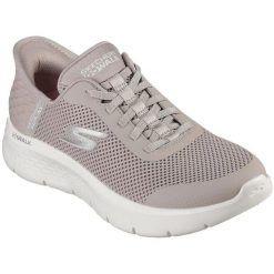Buty sportowe Skechers Go Walk Flex Grand. Brązowe buty sportowe na co dzień męskie Skechers, z materiału, bez zapięcia, trekkingowe. Za 390.00 zł.