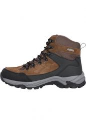 Buty trekkingowe Whistler Detion. Brązowe buty trekkingowe męskie WHISTLER, na zimę, z materiału, bez zapięcia, trekkingowe. Za 291.99 zł.