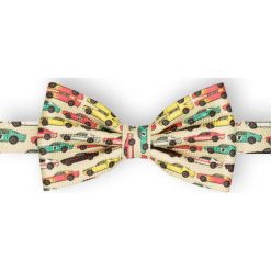 Mucha Męska, Beżowa w Samochody, Bez Poszetki -EM Men's Accessories. Brązowe krawaty i muchy męskie Em men's accessories, bez wzorów, eleganckie. Za 49.99 zł.