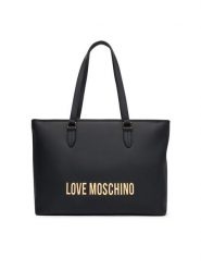 LOVE MOSCHINO Torebka JC4190PP1PKD0000 Czarny. Czarne torebki klasyczne damskie Love Moschino, bez wzorów, ze skóry, bez dodatków. Za 1,059.00 zł.