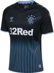 Hummel T-shirt S/S RANGERS FC AWAY 19/20 z poliestru – BLACK. Czarne t-shirty damskie HUMMEL, l, bez wzorów, z materiału, bez kołnierzyka. Za 277.50 zł.