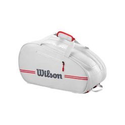 Torba do padla Wilson Team Padel Bag biała. Białe torebki klasyczne damskie Wilson, bez wzorów, bez dodatków. Za 269.99 zł.
