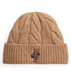 Czapka Polo Ralph Lauren. Brązowe czapki zimowe damskie Polo Ralph Lauren. Za 419.99 zł.