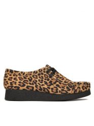 Clarks Półbuty WallabeeEVOSh 26184612 Brązowy. Brązowe półbuty damskie Clarks, bez wzorów, ze skóry, bez obcasa, na płaskiej podeszwie. Za 529.99 zł.