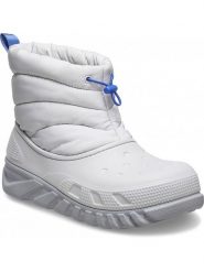 Crocs Botki zimowe "Duet Max II" w kolorze szarym rozmiar: 42/43. Szare buty zimowe męskie Crocs, na zimę, bez zapięcia. Za 232.78 zł.