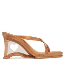 Japonki Melissa. Żółte klapki damskie Melissa, bez wzorów, bez obcasa. Za 579.99 zł.
