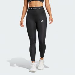 Legginsy TECHFIT 7/8. Czarne legginsy damskie Adidas, xs, bez wzorów, z elastanu. Za 207.25 zł.
