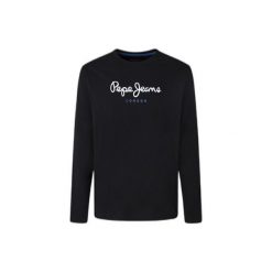 Koszulka z długim rękawem Pepe Jeans Eggo N. Czarne koszulki męskie z długim rękawem Pepe Jeans, m, z jeansu. Za 128.10 zł.