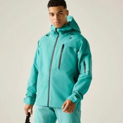Męska kurtka narciarska Altitude Guard z 3 warstwami. Niebieskie kurtki narciarskie i snowboardowe damskie Dare 2b, l, bez wzorów, z materiału, z kapturem, narciarskie. Za 646.50 zł.