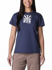 Columbia Koszulka "Sun Trek™" w kolorze granatowym rozmiar: XS. Niebieskie bluzki damskie Columbia, xs, bez wzorów, z bawełny, bez kołnierzyka, bez ramiączek. Za 48.28 zł.