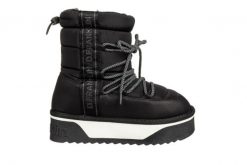 Śniegowce D Franklin Boots Nordic V2 Bomb Black 206005, Czarny, Materiał - 38. Czarne śniegowce damskie D.Franklin, z gumy, za kostkę. W wyprzedaży za 224.10 zł.