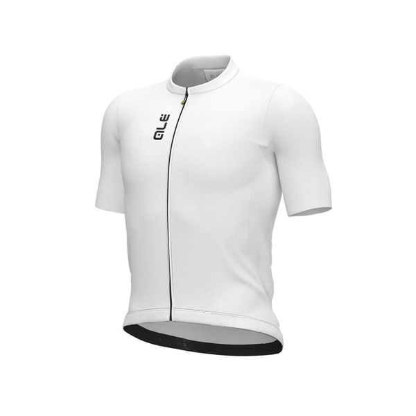 Koszulka rowerowa męska Alé Cycling Solid Color Block 2.0. Białe t-shirty sportowe męskie ALÉ CYCLING, m, bez ramiączek, rowerowe. Za 404.99 zł.