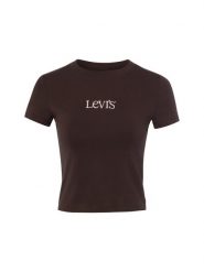 Levi's Koszulka Kobiety Bawełna brązowy, L. Brązowe t-shirty damskie Levi's, l, bez wzorów, z bawełny, bez kołnierzyka. Za 169.95 zł.