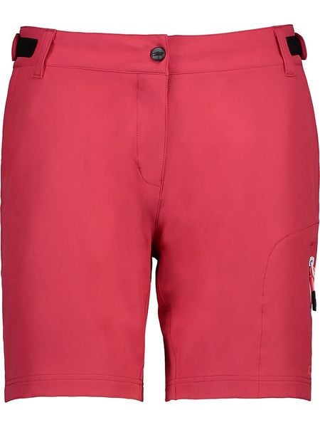 CMP Szorty kolarskie 3w1 w kolorze czerwonym rozmiar: 34. Czerwone spodenki sportowe damskie CMP, z materiału, rowerowe. Za 170.45 zł.