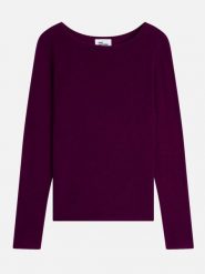Just Cashmere Kaszmirowy sweter "Grace" w kolorze fioletowym rozmiar: L. Różowe swetry klasyczne damskie Just Cashmere, l, z kaszmiru, bez kołnierzyka. Za 347.99 zł.