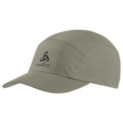 Czapka z daszkiem ODLO Performance Waterproof. Szare czapki męskie Odlo, bez wzorów. Za 189.99 zł.
