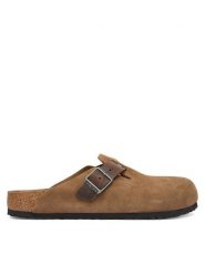Birkenstock Klapki Boston 1030667 Brązowy. Brązowe klapki i japonki męskie Birkenstock, ze skóry. Za 639.99 zł.
