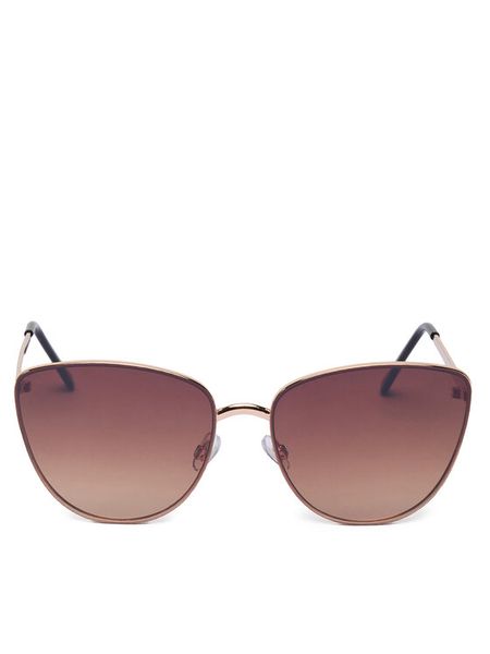 JENNY Okulary przeciwsłoneczne 4WF-016-SS25 Złoty. Żółte okulary przeciwsłoneczne damskie Jenny. Za 39.99 zł.