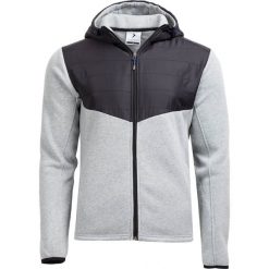 Bluza męska BLM605 - ŚREDNI SZARY MELANŻ - Outhorn. Szare bluzy z kapturem męskie Outhorn, na jesień, m, z dzianiny. W wyprzedaży za 104.99 zł.