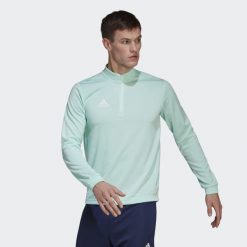 Bluza piłkarska męska Adidas Entrada 22 Training Top. Zielone bluzy bez kaptura męskie Adidas, l. Za 100.99 zł.