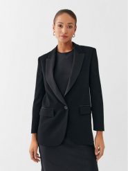 Marella Marynarka Nardo 2330460533 Czarny Regular Fit. Czarne marynarki i żakiety damskie Marella, bez wzorów, z syntetyku. Za 719.99 zł.