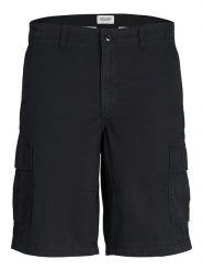 Jack & Jones Bojówki w kolorze czarnym rozmiar: XL. Czarne szorty męskie Jack & Jones, bez wzorów, z bawełny. Za 118.56 zł.