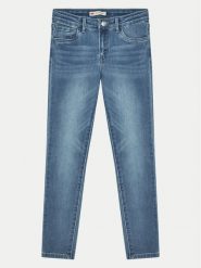 Levi's® Jeansy 710 4E2702-M8F Czarny Slim Fit. Czarne spodnie dziewczęce z bawełny. Za 99.99 zł.
