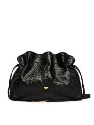 Elisabetta Franchi Torebka BS-52N-62E2-V790 Czarny. Czarne torebki klasyczne damskie Elisabetta Franchi, bez wzorów, ze skóry, bez dodatków. Za 3,359.00 zł.