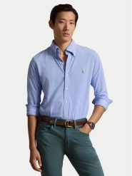 Polo Ralph Lauren Koszula 710P03967001 Niebieski Regular Fit. Niebieskie koszule męskie Polo Ralph Lauren, l, bez wzorów, z bawełny, bez kołnierzyka, bez ramiączek. Za 729.99 zł.
