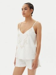 ACCESS FASHION Top 53-2212-133 Biały Regular Fit. Białe topy damskie ACCESS FASHION, s, bez wzorów, ze lnu, bez kołnierzyka. Za 179.99 zł.