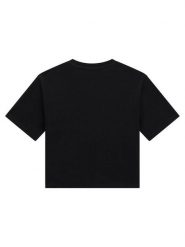 Guess T-Shirt J6YI42 K5197 Czarny Regular Fit. Czarne koszulki dziewczęce Guess, z aplikacjami, z bawełny, bez ramiączek. Za 114.99 zł.