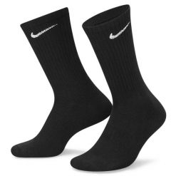 Skarpety Nike Dri-FIT 6 par czarne. Czarne skarpetki męskie Nike, bez wzorów. Za 89.00 zł.