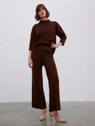 BGN Spodnie w kolorze brązowym rozmiar: 38. Brązowe spodnie materiałowe damskie BGN, bez wzorów, z materiału. Za 95.92 zł.