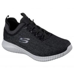 Buty Skechers Elite Flex Hartnell 52642BKGY szare. Szare buty sportowe na co dzień męskie z gumy, bez zapięcia, trekkingowe. Za 591.00 zł.
