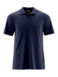 Maier Sports Funkcyjna koszulka polo w kolorze granatowym rozmiar: M. Niebieskie koszulki polo męskie Maier Sports, m, bez wzorów, z materiału, bez ramiączek. Za 81.45 zł.
