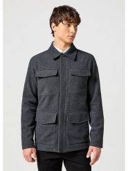 Wrangler Kurtka przejściowa w kolorze antracytowym rozmiar: XXL. Czarne kurtki męskie Wrangler, xxl, bez wzorów, bez kaptura. Za 295.99 zł.